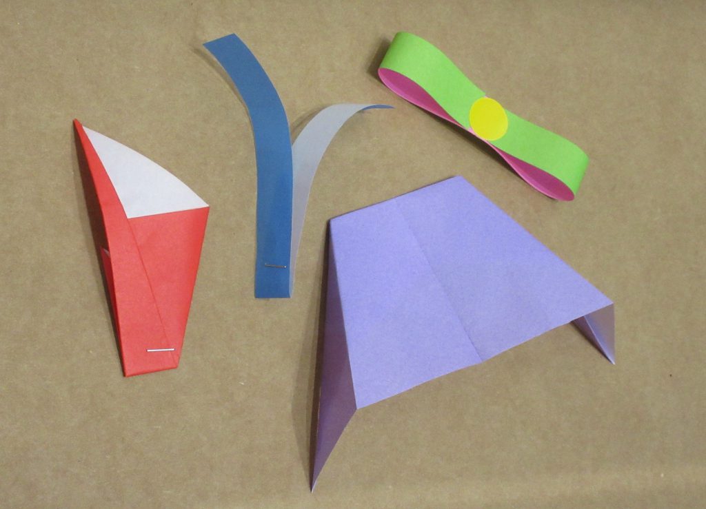 折り紙でつくる飛ぶ種子実験！