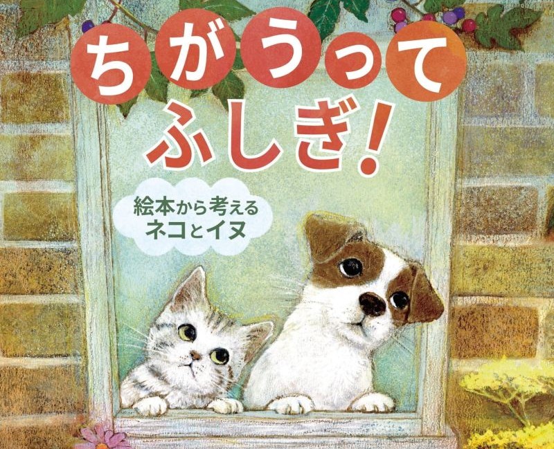 2025 秋の企画展 「ちがうってふしぎ！ ～絵本から考えるネコとイヌ～」
