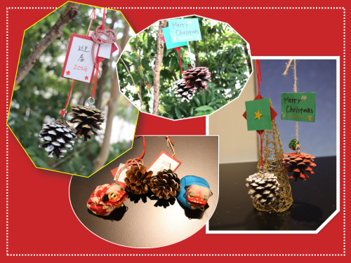 アロマが香る松ぼっくりのオーナメントをつくろう！